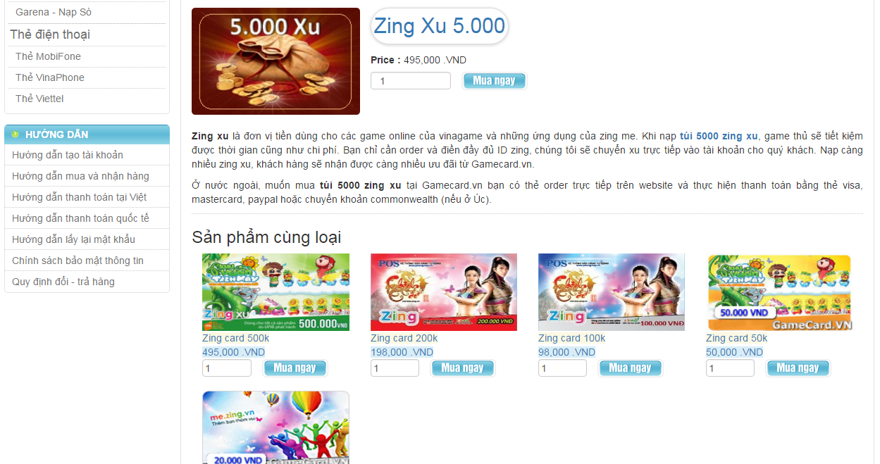 ​Mua Zing Xu Online Tại Gamecard Dịch Vụ Hỗ Trợ Tốt Nhất Để Tránh Lừa Đảo