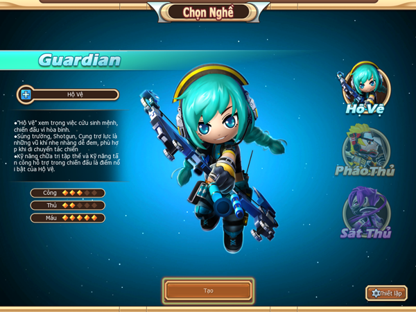 Hình ảnh Chibi trong game Avatar Star chính là điểm hấp dẫn với các game thủ nữ