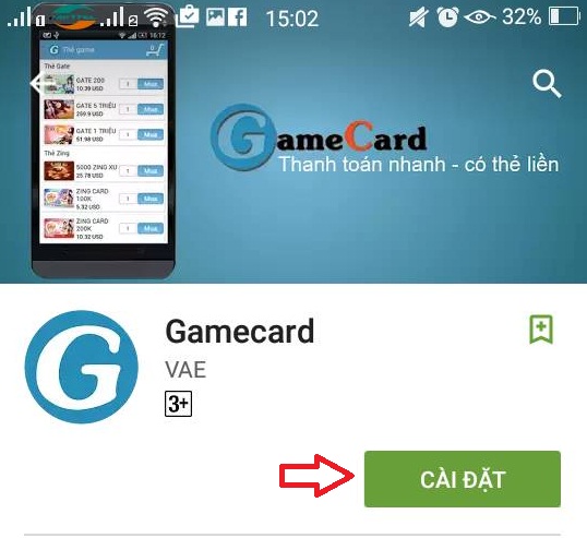 Mua thẻ bằng App nhận ngay ưu đãi