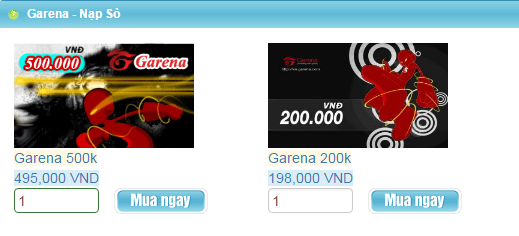 Mua Thẻ Garena Online Giá Rẻ Ở Úc