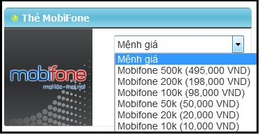 Mua thẻ Mobifone online ở đâu