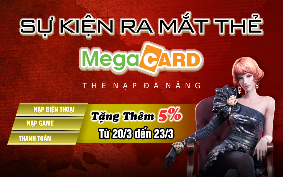 Mua Thẻ Megacard - Cơ Hội Nhận Thêm Chiết Khấu 5%